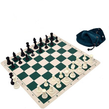 El tapete de ajedrez de torneo 100% de silicona original